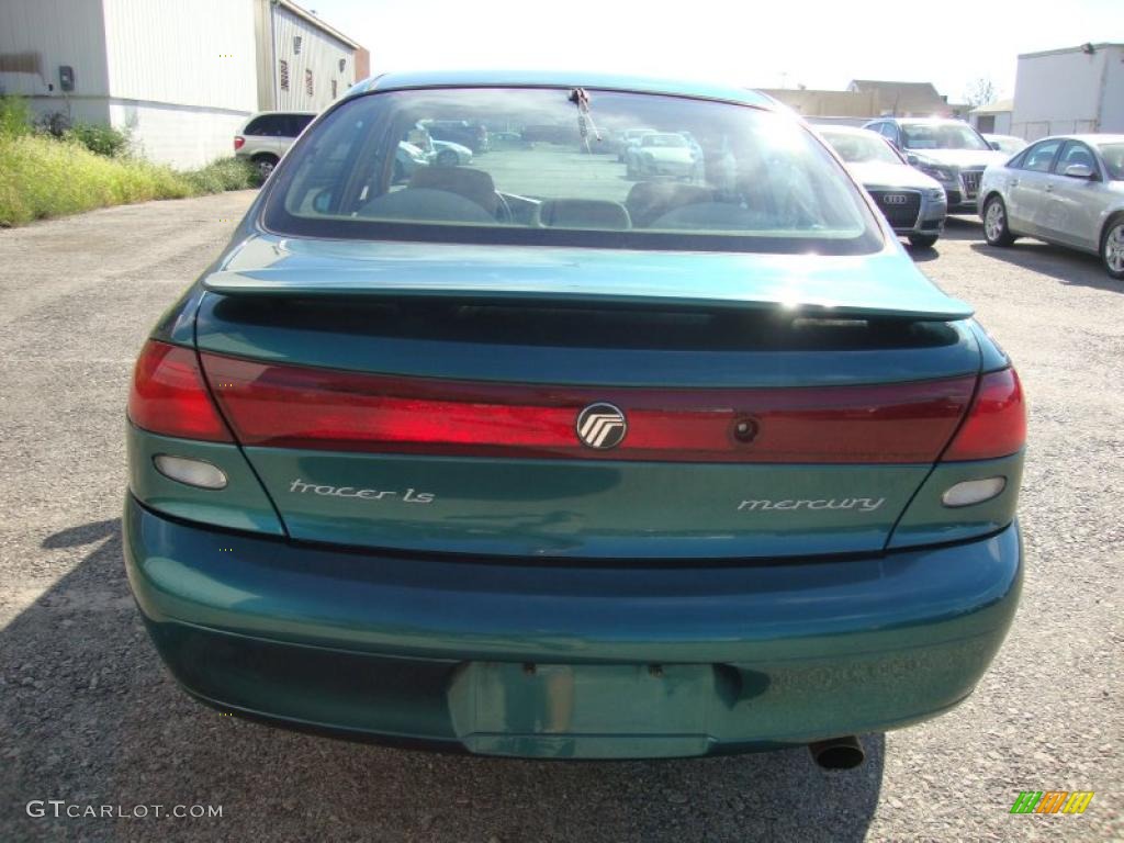 1997 Tracer LS Sedan - Pacific Green Metallic / Medium Prairie Tan photo #8