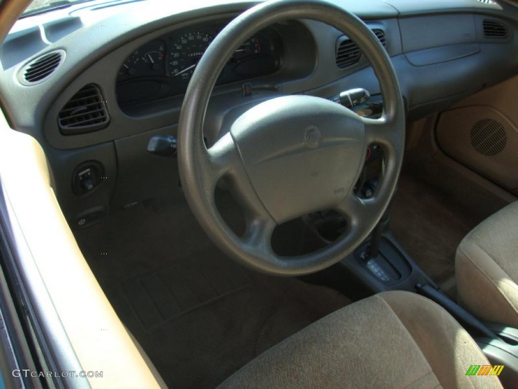 1997 Tracer LS Sedan - Pacific Green Metallic / Medium Prairie Tan photo #11