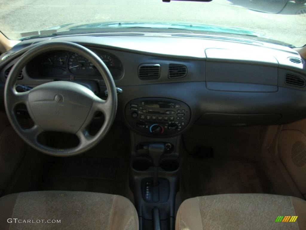 1997 Tracer LS Sedan - Pacific Green Metallic / Medium Prairie Tan photo #24