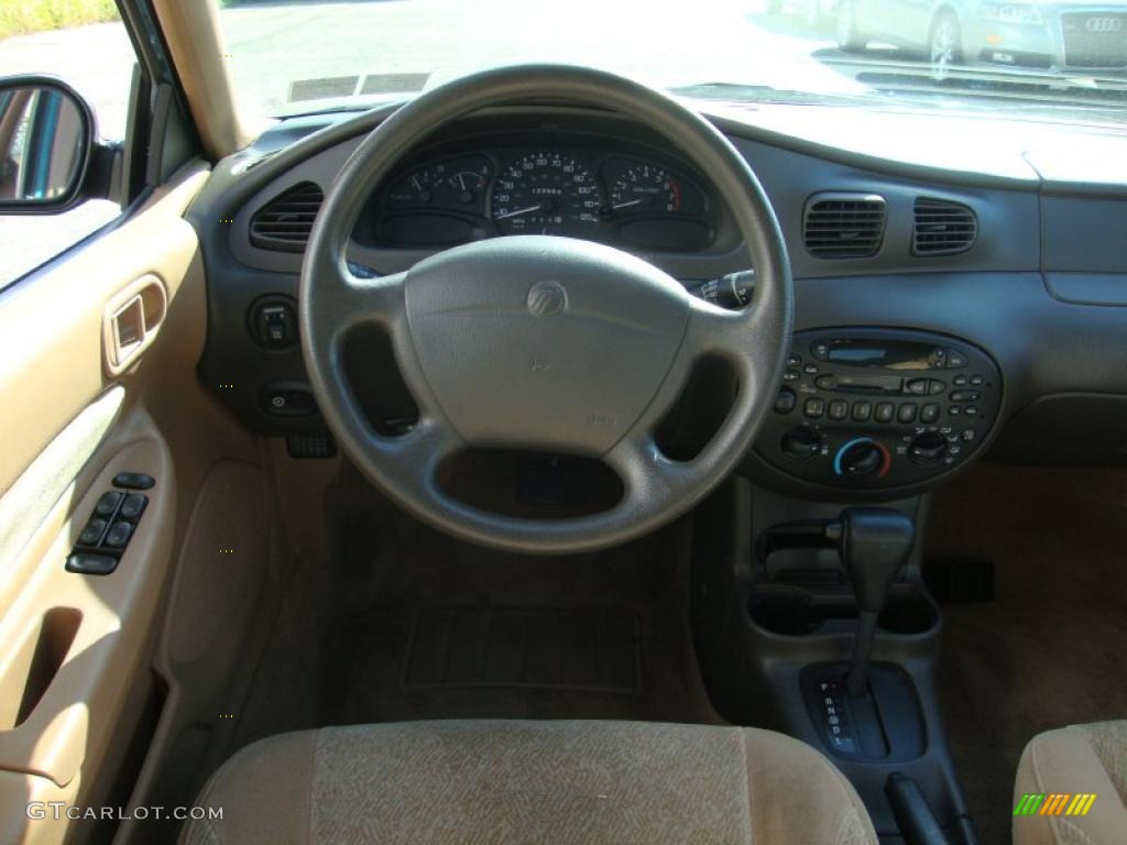 1997 Tracer LS Sedan - Pacific Green Metallic / Medium Prairie Tan photo #25