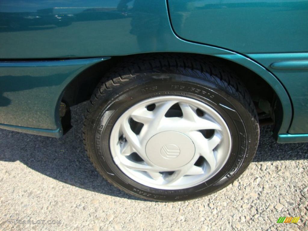 1997 Tracer LS Sedan - Pacific Green Metallic / Medium Prairie Tan photo #27