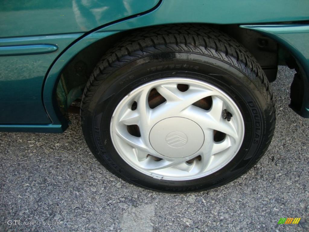 1997 Tracer LS Sedan - Pacific Green Metallic / Medium Prairie Tan photo #34