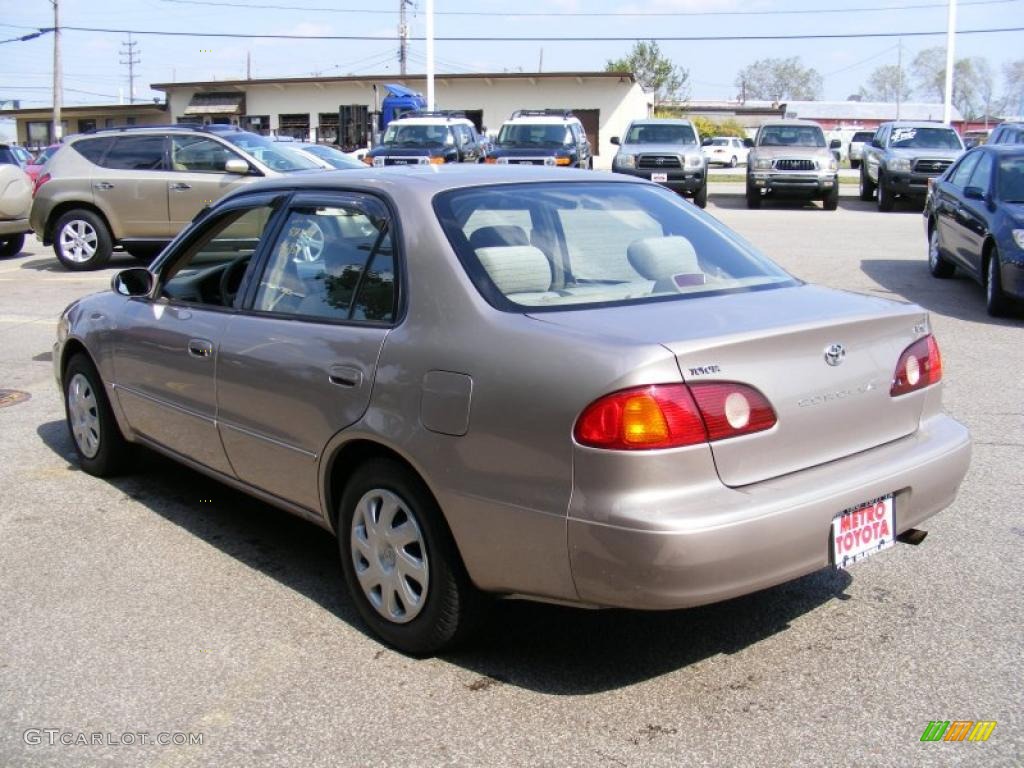 2001 Corolla LE - Sandrift Beige Metallic / Pebble Beige photo #5