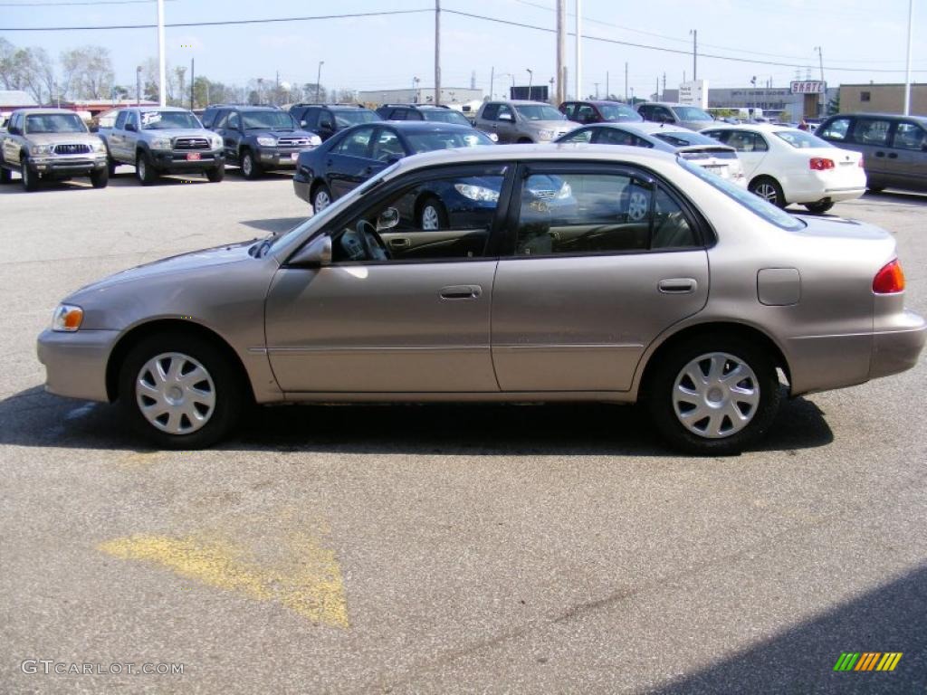 2001 Corolla LE - Sandrift Beige Metallic / Pebble Beige photo #6