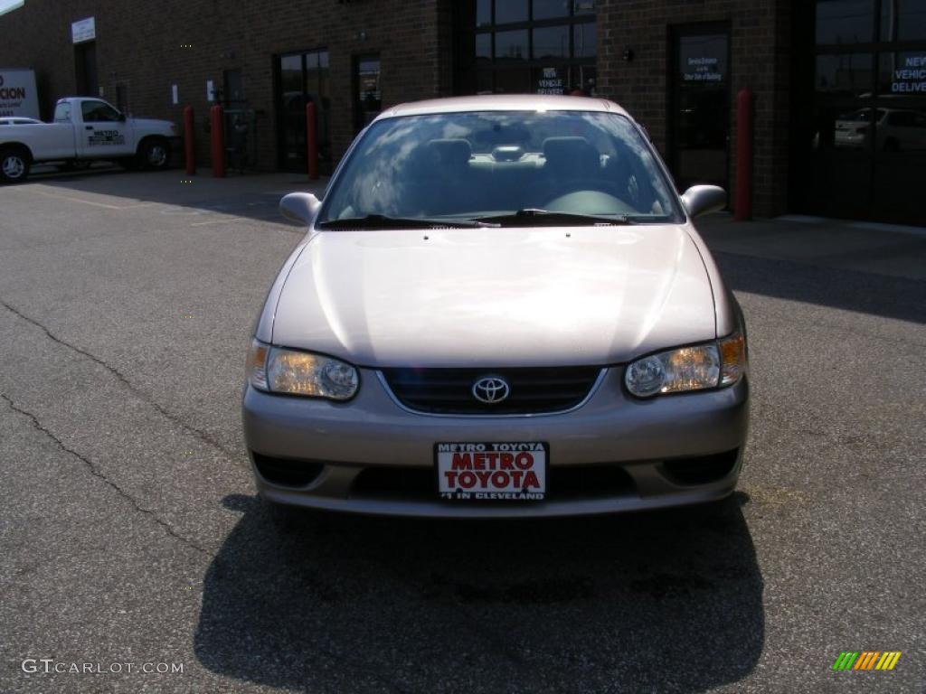 2001 Corolla LE - Sandrift Beige Metallic / Pebble Beige photo #8