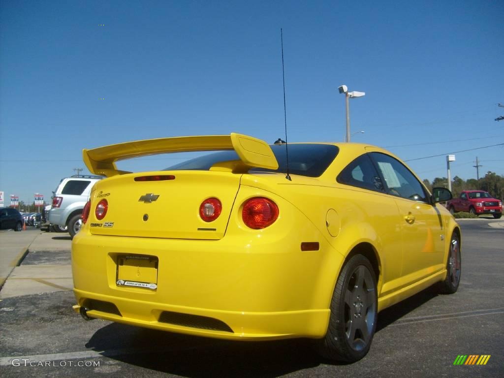 2005 Cobalt SS Supercharged Coupe - Rally Yellow / Ebony photo #3