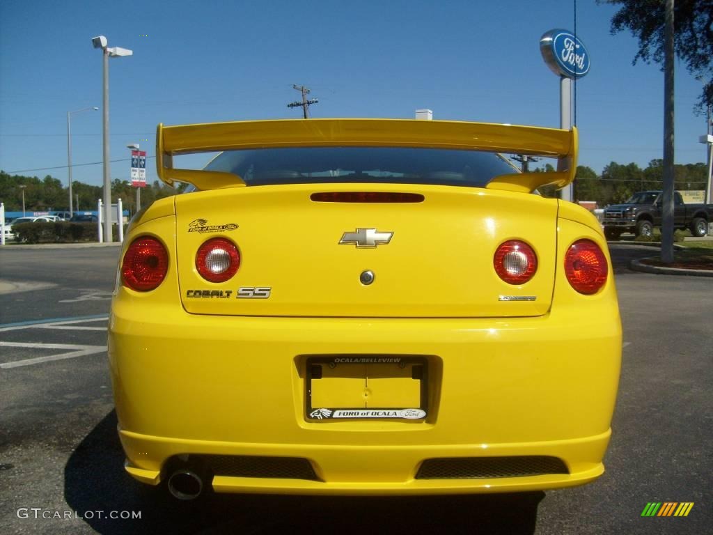 2005 Cobalt SS Supercharged Coupe - Rally Yellow / Ebony photo #4