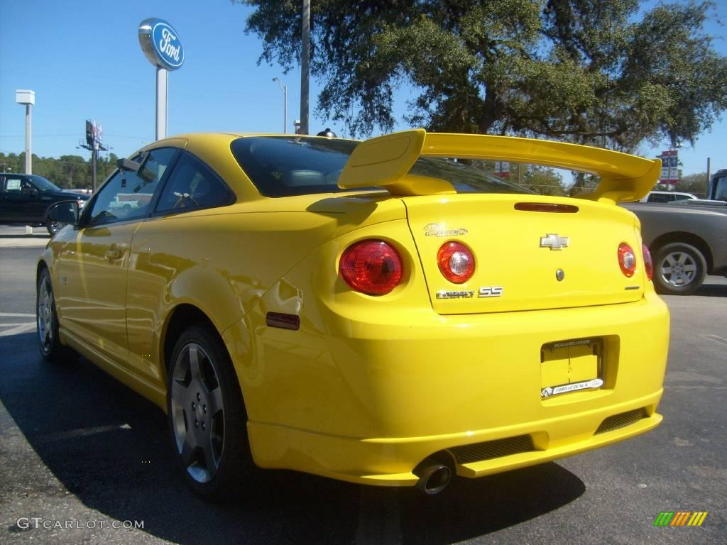 2005 Cobalt SS Supercharged Coupe - Rally Yellow / Ebony photo #5