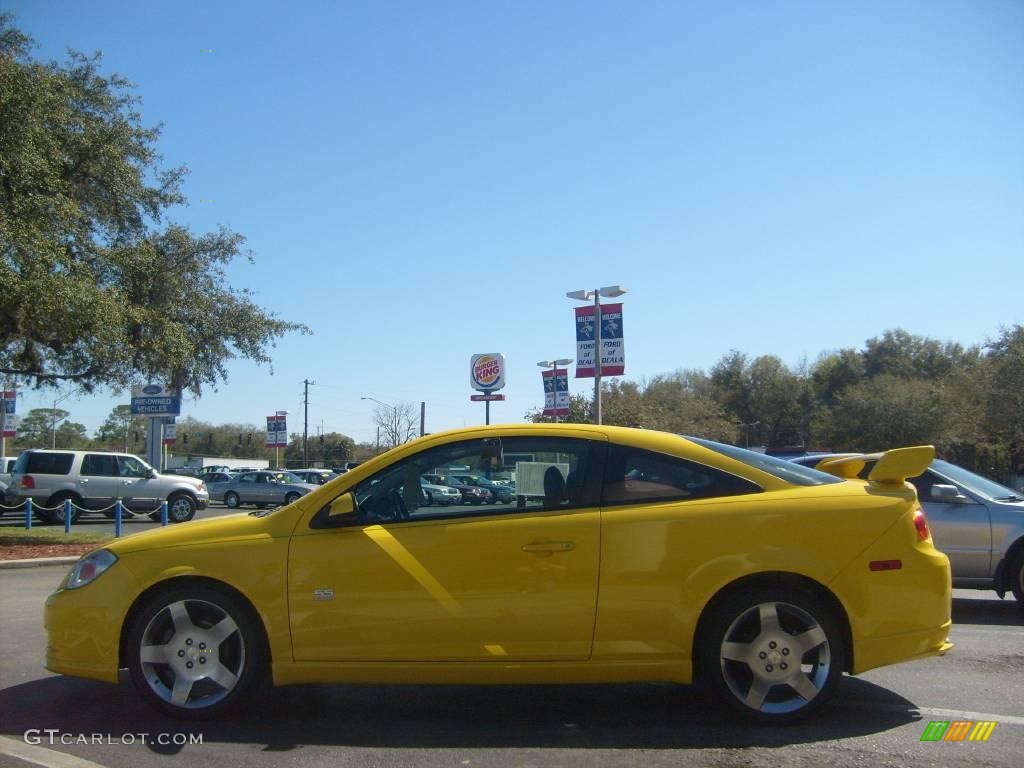 2005 Cobalt SS Supercharged Coupe - Rally Yellow / Ebony photo #6