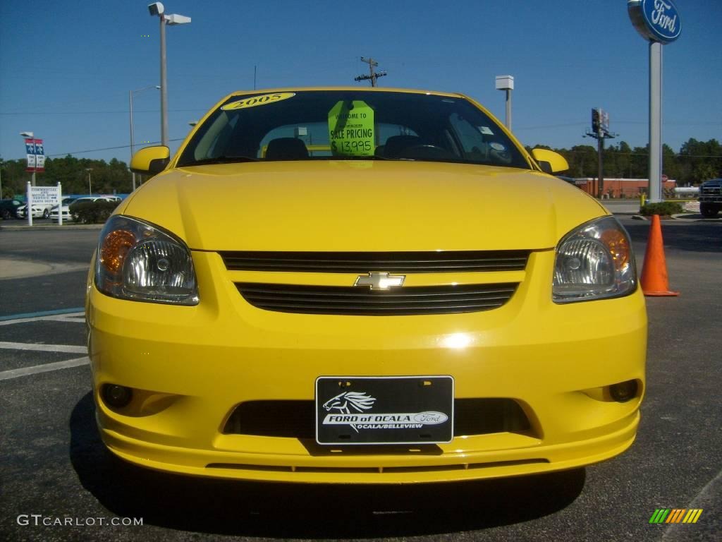 2005 Cobalt SS Supercharged Coupe - Rally Yellow / Ebony photo #8