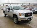 Pure Silver Metallic - Sierra 2500HD Work Truck Extended Cab 4x4 Photo No. 7