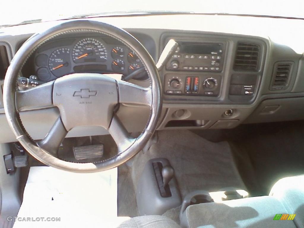 2003 Silverado 1500 LS Extended Cab 4x4 - Dark Gray Metallic / Dark Charcoal photo #6