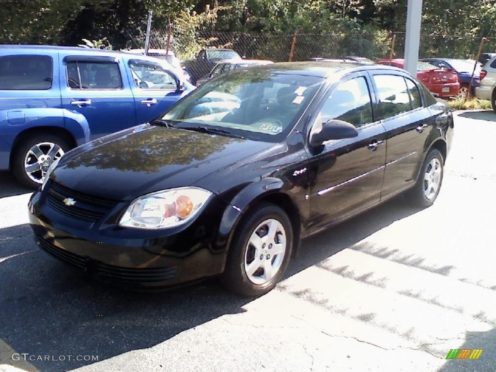 2006 Cobalt LS Sedan - Black / Gray photo #1