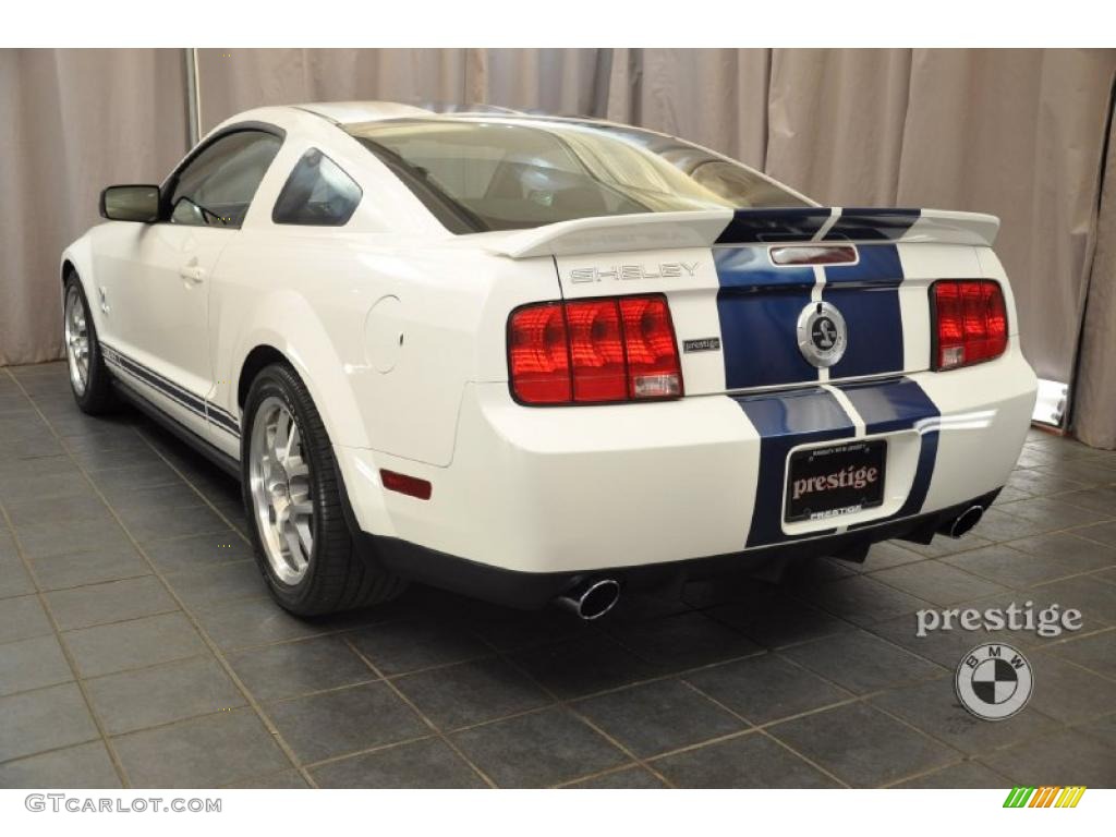 2007 Mustang Shelby GT500 Coupe - Performance White / Black Leather photo #4