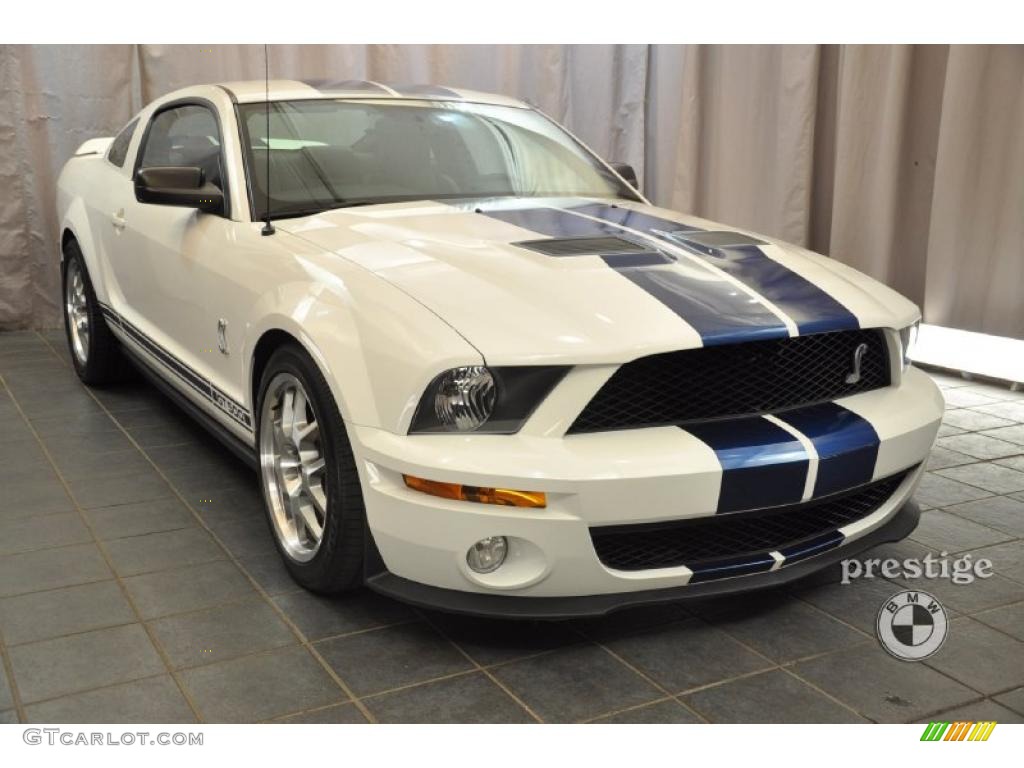 2007 Mustang Shelby GT500 Coupe - Performance White / Black Leather photo #7