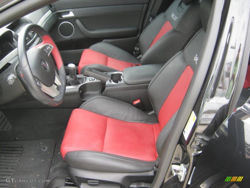 Onyx/Red Interior 2009 Pontiac G8 GXP Photo #36021233