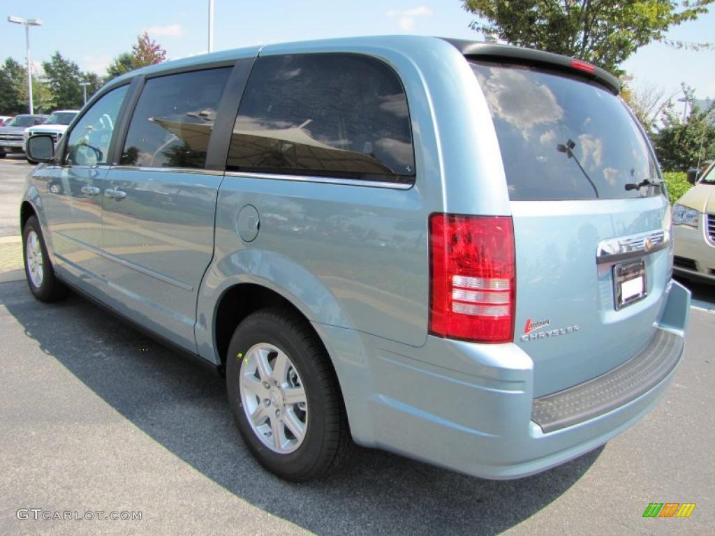 2010 Town & Country LX - Clearwater Blue Pearl / Medium Slate Gray/Light Shale photo #2