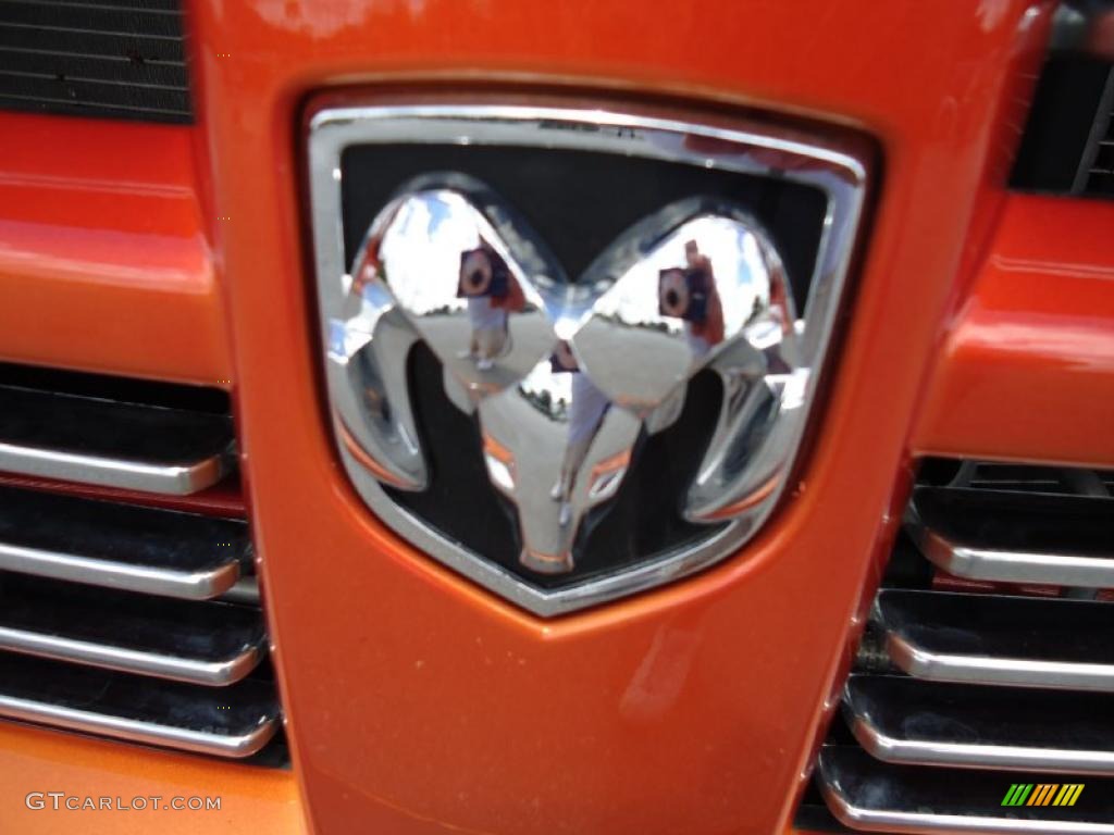 2008 Ram 1500 Sport Quad Cab - Sunburst Orange Pearl / Medium Slate Gray photo #25