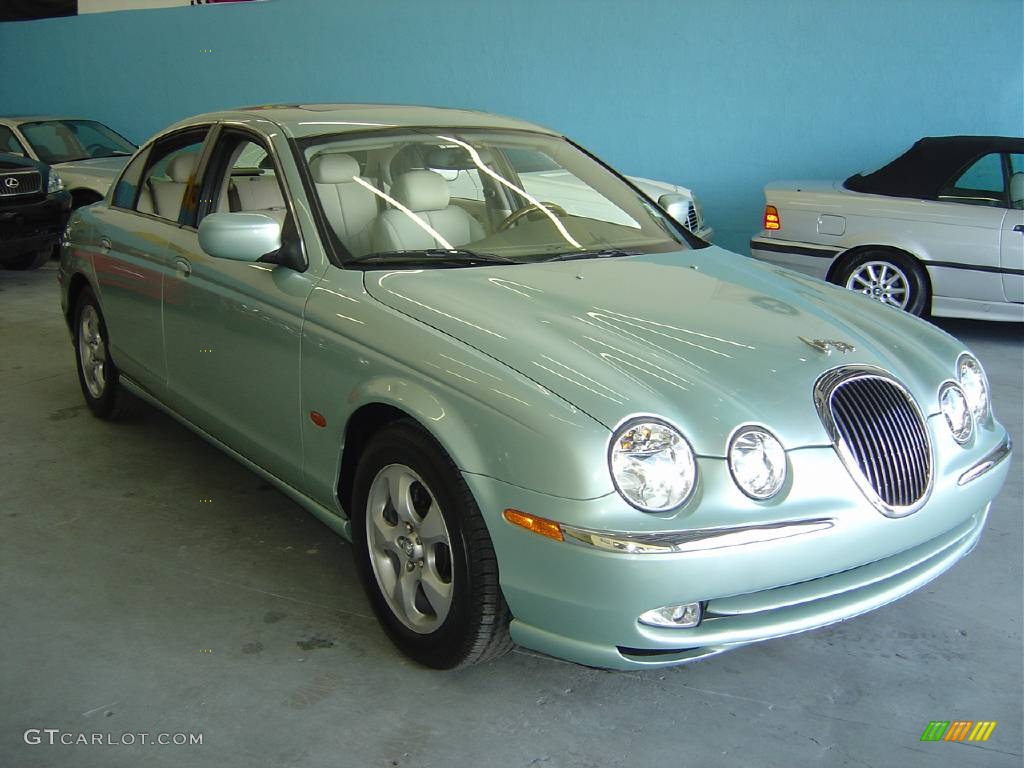 2002 S-Type 3.0 - Seafrost Metallic / Ivory photo #6