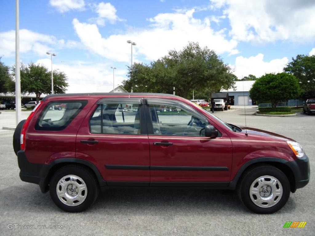 2006 CR-V LX - Redondo Red Pearl / Ivory photo #14