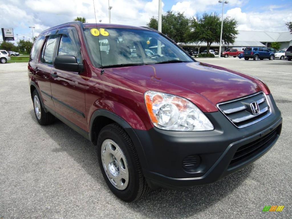 2006 CR-V LX - Redondo Red Pearl / Ivory photo #15