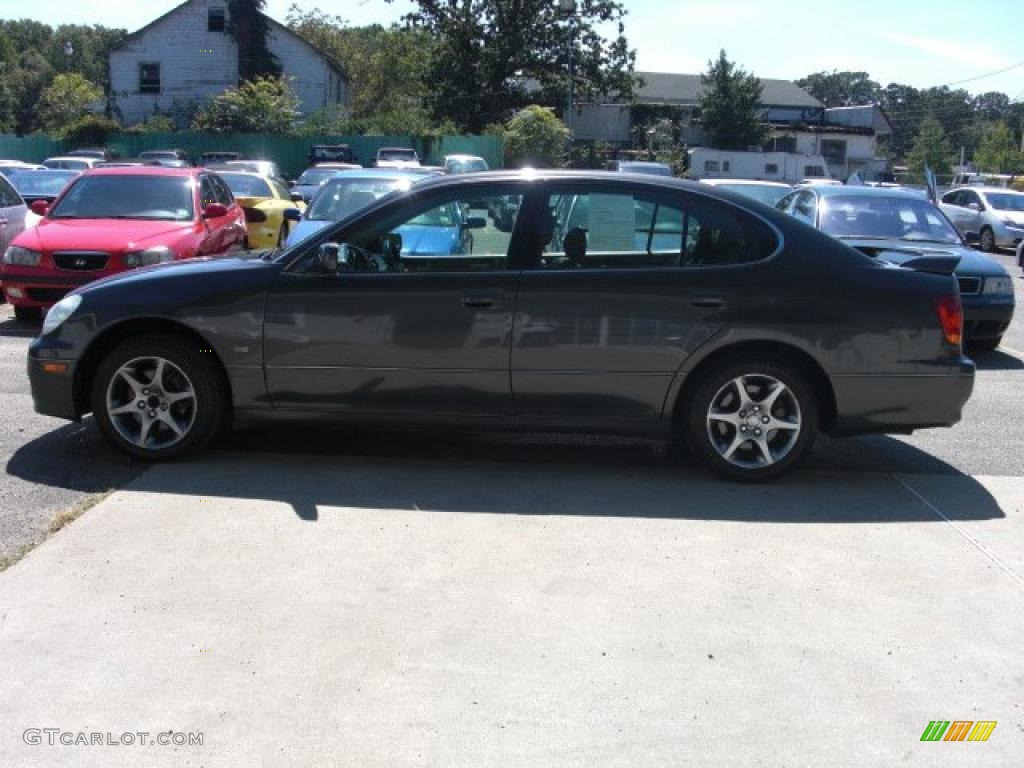 2002 GS 300 - Graphite Gray Pearl / Black photo #4