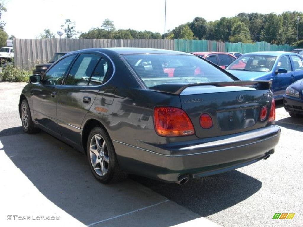 2002 GS 300 - Graphite Gray Pearl / Black photo #5
