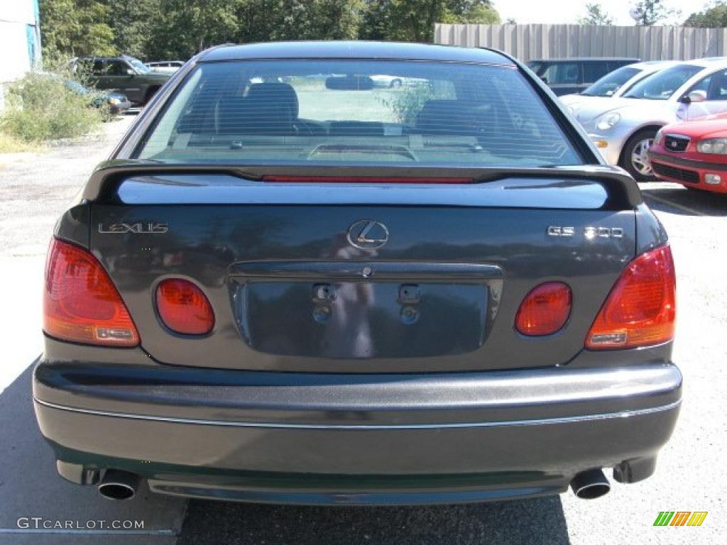 2002 GS 300 - Graphite Gray Pearl / Black photo #6