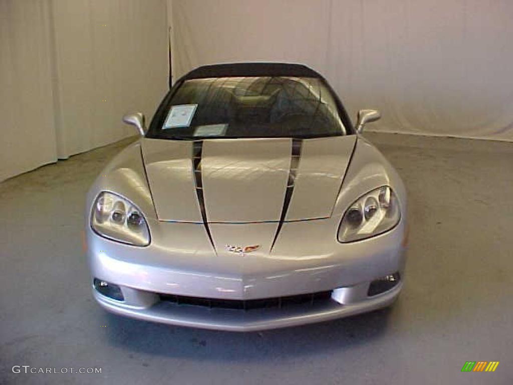 2005 Corvette Convertible - Machine Silver / Steel Grey photo #2
