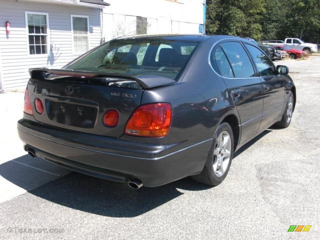 2002 GS 300 - Graphite Gray Pearl / Black photo #7