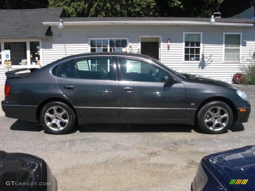 2002 GS 300 - Graphite Gray Pearl / Black photo #8
