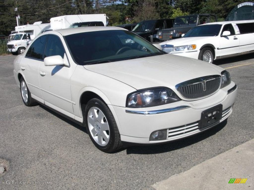 2005 LS V6 Luxury - Ceramic White Pearlescent / Camel photo #2