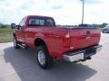 2008 Bright Red Ford F350 Super Duty XLT Regular Cab 4x4  photo #5