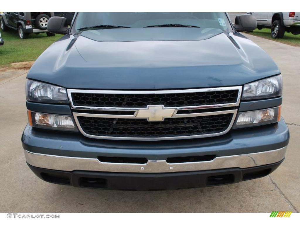 2007 Silverado 1500 Classic LS Crew Cab - Blue Granite Metallic / Dark Charcoal photo #8