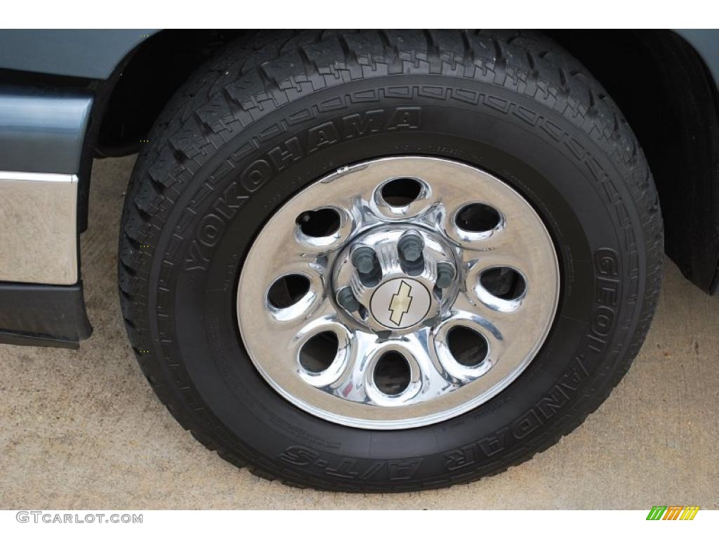 2007 Silverado 1500 Classic LS Crew Cab - Blue Granite Metallic / Dark Charcoal photo #10