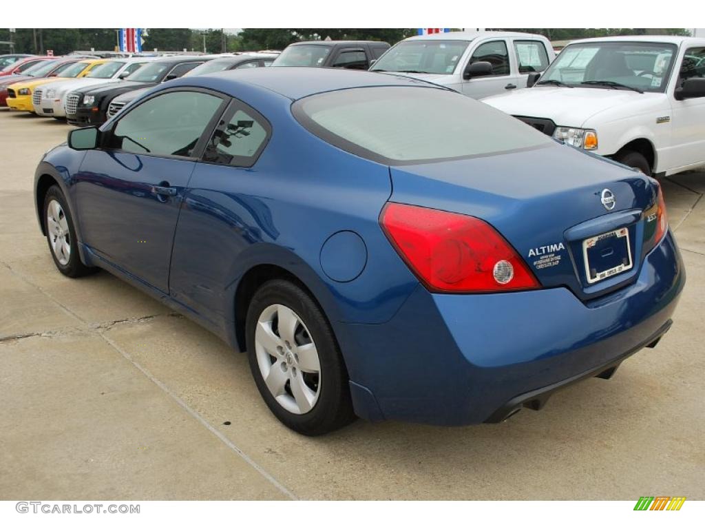 2008 Altima 2.5 S Coupe - Azure Blue Metallic / Charcoal photo #3