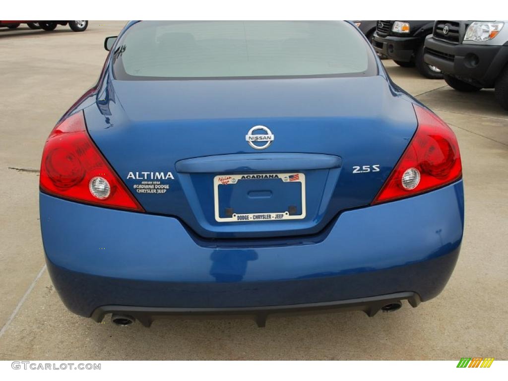 2008 Altima 2.5 S Coupe - Azure Blue Metallic / Charcoal photo #4