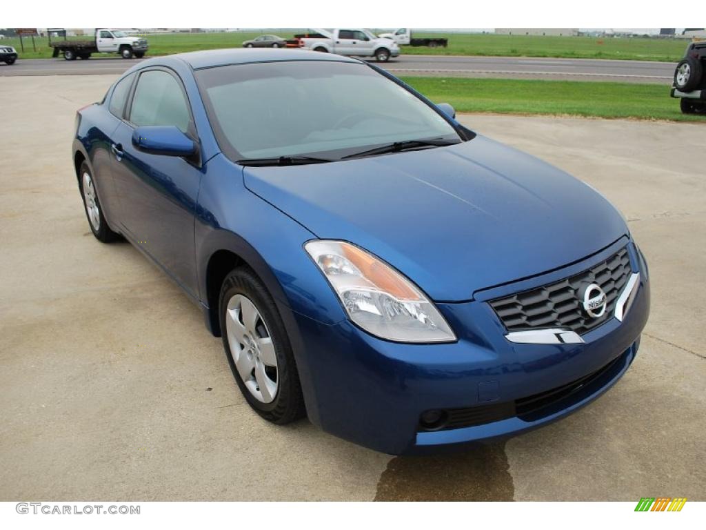 2008 Altima 2.5 S Coupe - Azure Blue Metallic / Charcoal photo #6