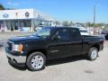 2008 Onyx Black GMC Sierra 1500 SLE Extended Cab 4x4  photo #1