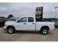 2006 Bright White Dodge Ram 1500 SLT Quad Cab  photo #2