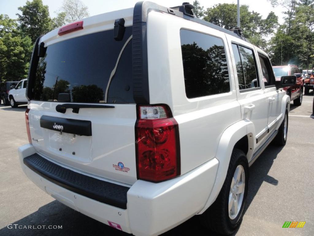 2007 Commander Sport 4x4 - Stone White / Medium Slate Gray photo #6
