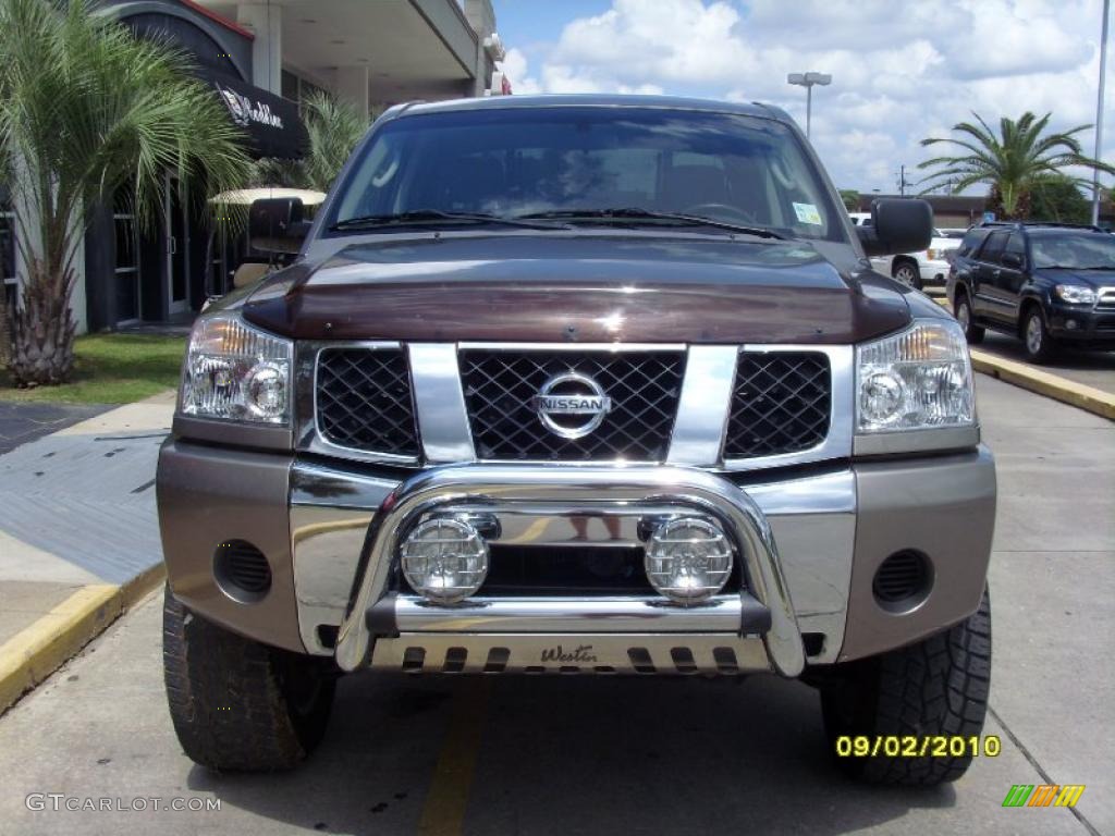 2007 Titan SE Crew Cab 4x4 - Granite / Graphite Black/Titanium photo #5