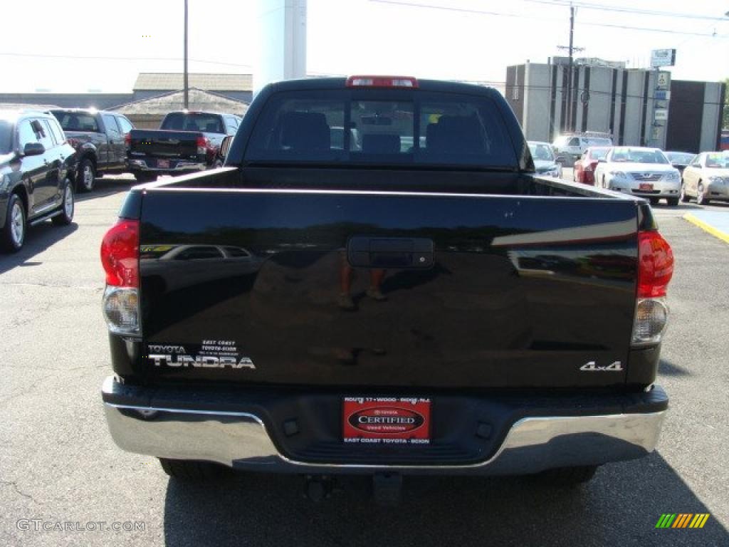 2008 Tundra SR5 TRD Double Cab 4x4 - Black / Graphite Gray photo #5