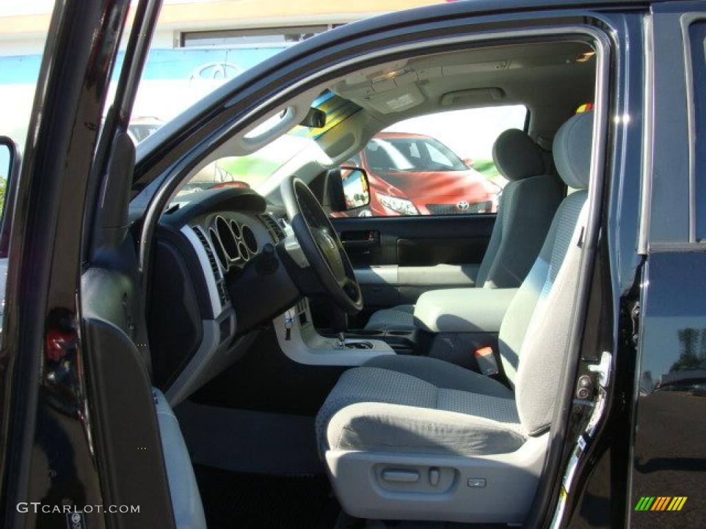 2008 Tundra SR5 TRD Double Cab 4x4 - Black / Graphite Gray photo #7