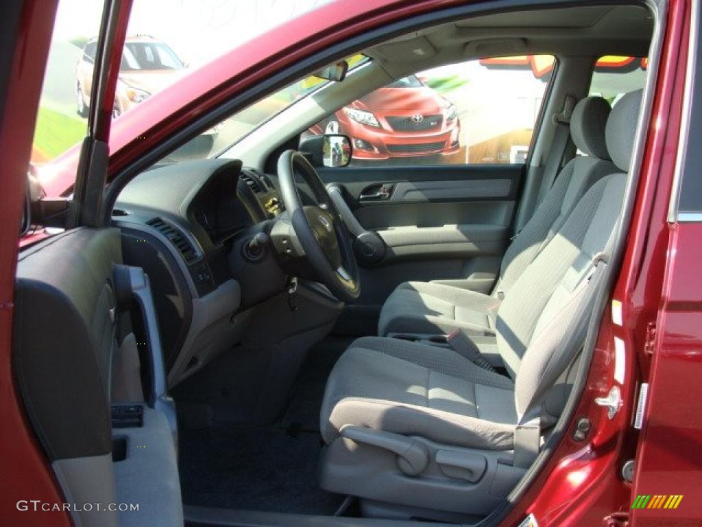 2008 CR-V EX 4WD - Tango Red Pearl / Gray photo #7
