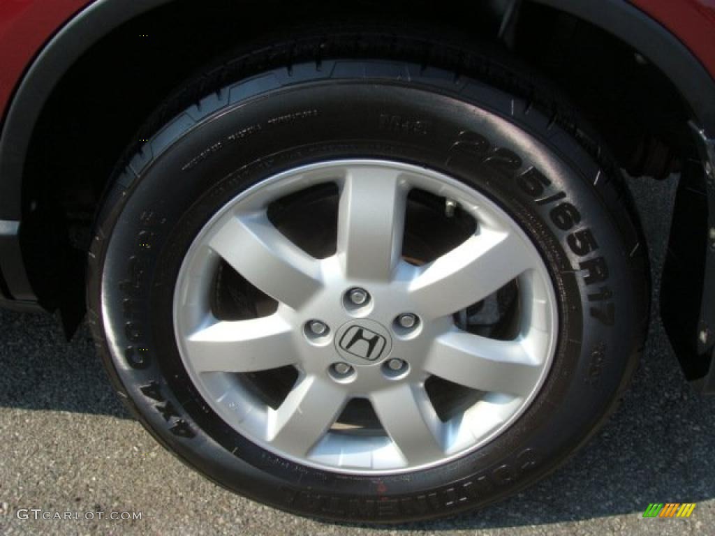 2008 CR-V EX 4WD - Tango Red Pearl / Gray photo #14