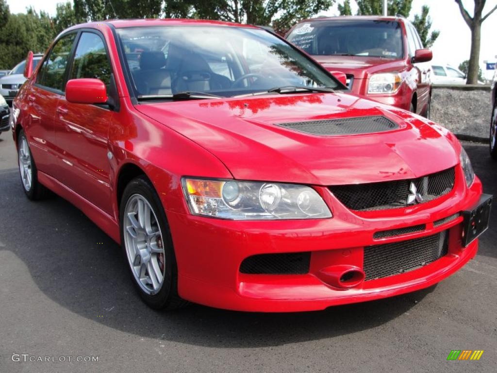 Rally Red 2006 Mitsubishi Lancer Evolution IX Exterior Photo #36037802