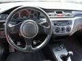 2006 Mitsubishi Lancer Evolution Black Leather Interior Steering Wheel Photo