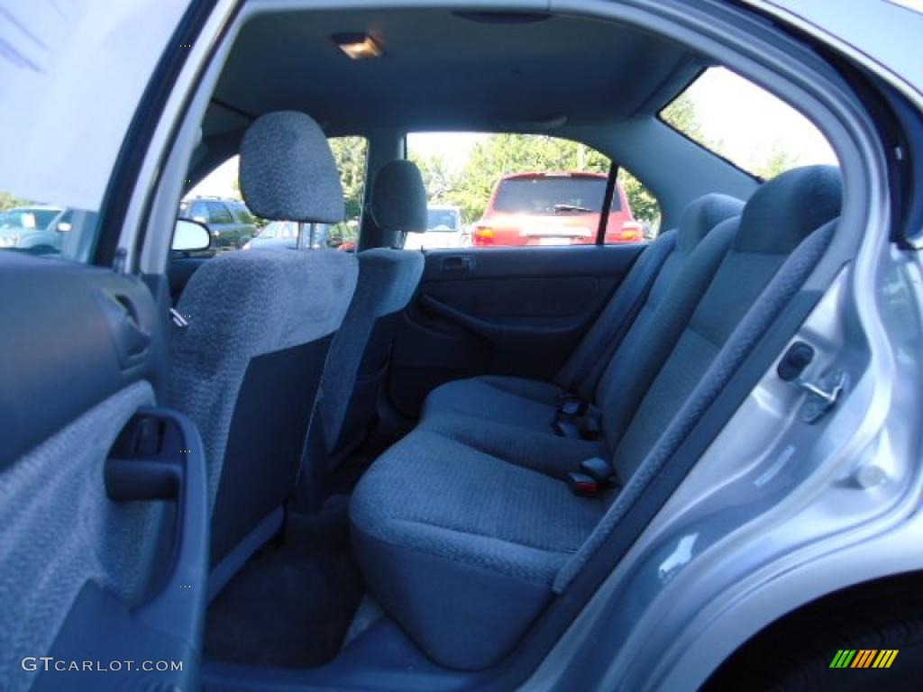 1999 Civic LX Sedan - Vogue Silver Metallic / Gray photo #6