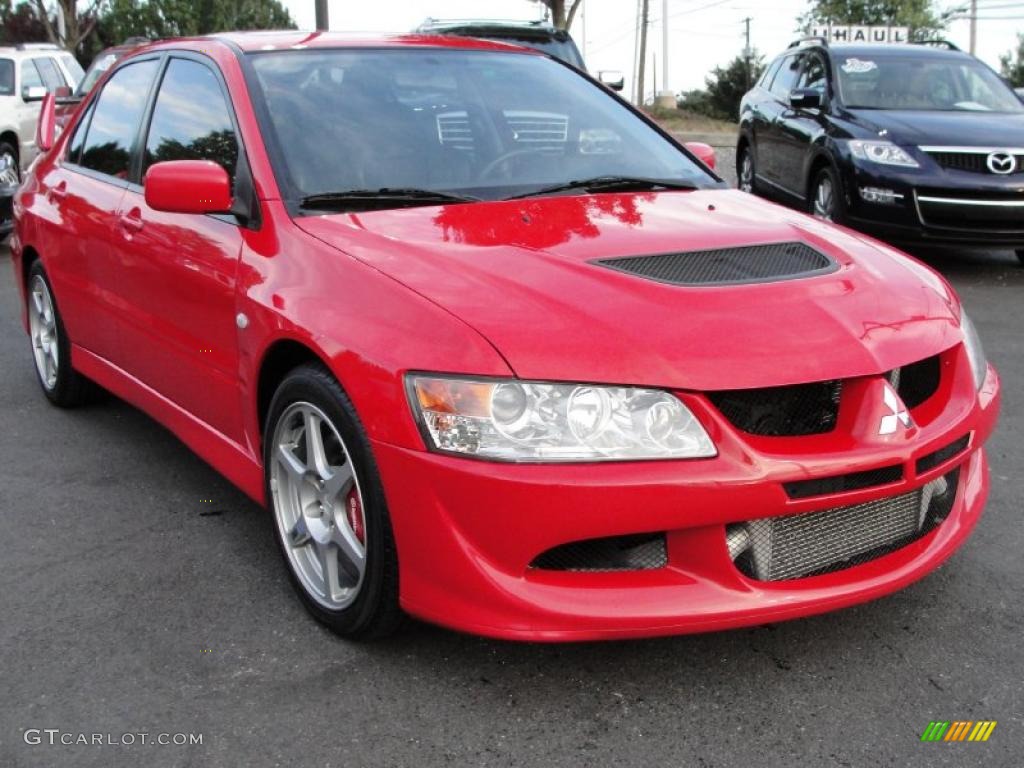 2005 Lancer Evolution VIII - Rally Red / Black photo #1